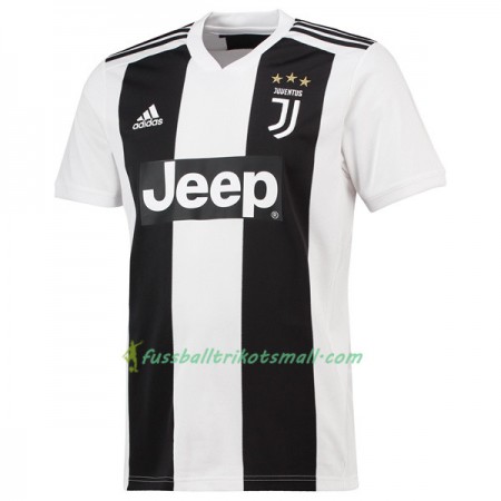 Günstige Fußballtrikots Juventus Turin 2018-2019 Kurzarm Heimtrikotsatz kaufen